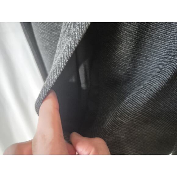 Theory Womens Charcoal Melange Sculpted Blazer Pleated Trouser Pants Set US 10 - Picture 8 of 16